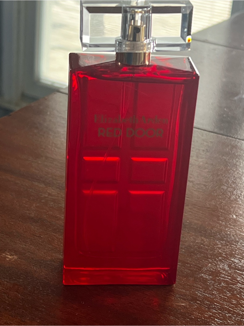 Elizabeth Arden Red Door Signature Red Glass Perfume Bottle